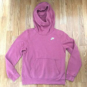 Nike Funnel Neck Rose Pink Hoodie S